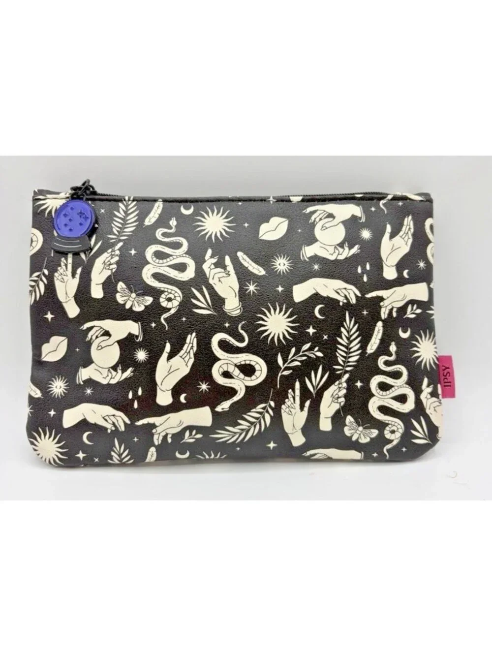 IPSY Halloween 2024 Celestial Witchy Makeup Bag Snakes Crystal Balls Empty
